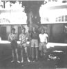  Martin Bave,Brian Hassall,Paul Elkin,Malcolm Bladon  Annecy 1958